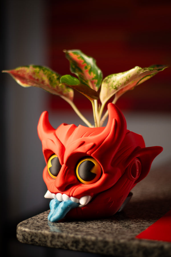 Maceta diablo 3D - vista principal