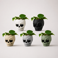 Maceta calavera 3D - todos los colores