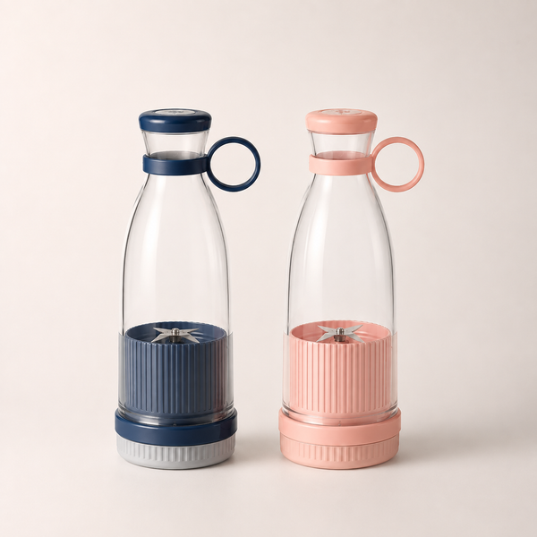 Licuadora portátil, versiones rosa y azul