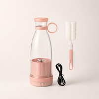 Licuadora portátil rosa